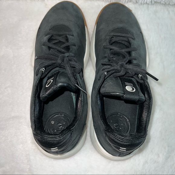 Nike Hyperdunk 2017 Limited Edition Low Premium Black leather & Gum Mens Size 8 - Picture 5 of 9